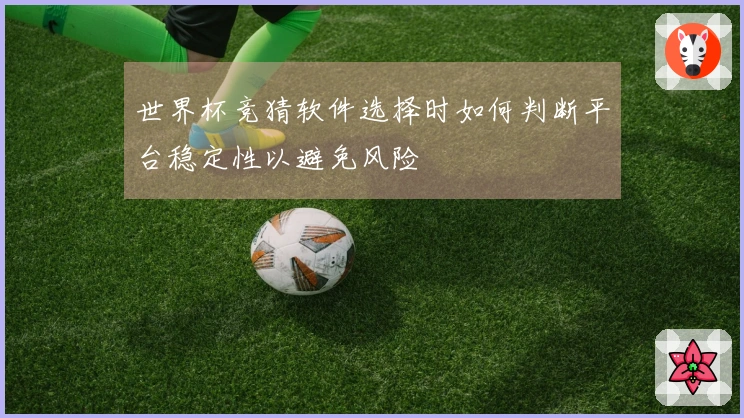 世界杯竞猜软件选择时如何判断平台稳定性以避免风险
