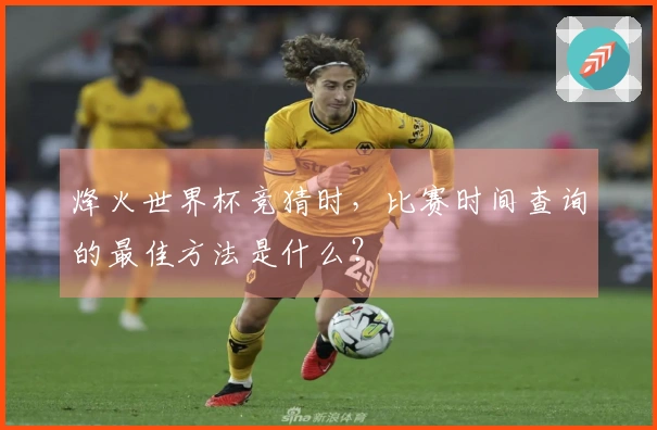 烽火世界杯竞猜时，比赛时间查询的最佳方法是什么？