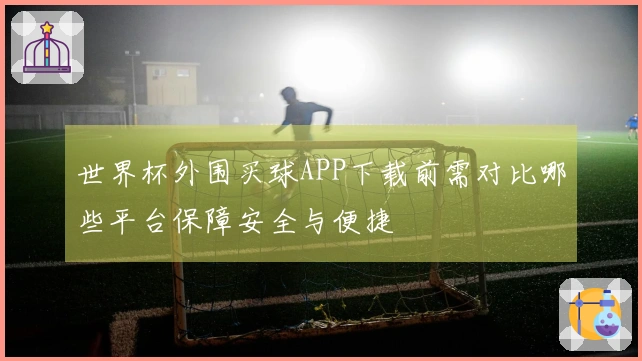 世界杯外围买球APP下载前需对比哪些平台保障安全与便捷