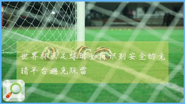 世界杯买足球时如何识别安全的竞猜平台避免踩雷