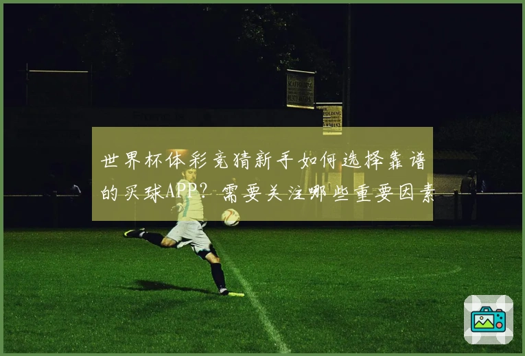世界杯体彩竞猜新手如何选择靠谱的买球APP？需要关注哪些重要因素？