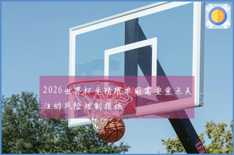 2026世界杯竞猜跟单前需要重点关注的风险控制措施