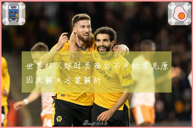 世界杯买球时页面打不开的常见原因及解决方案解析