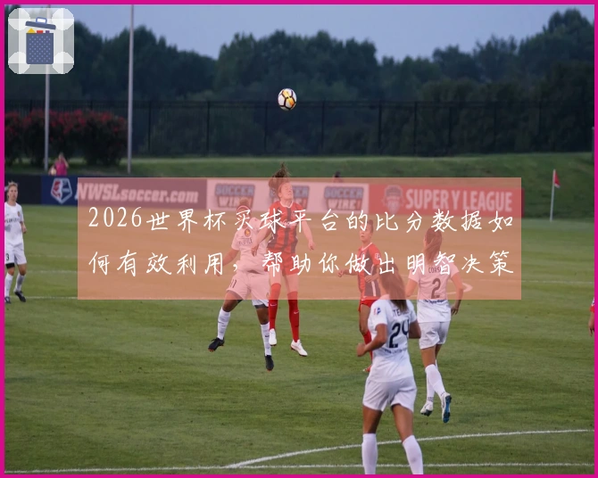 2026世界杯买球平台的比分数据如何有效利用，帮助你做出明智决策