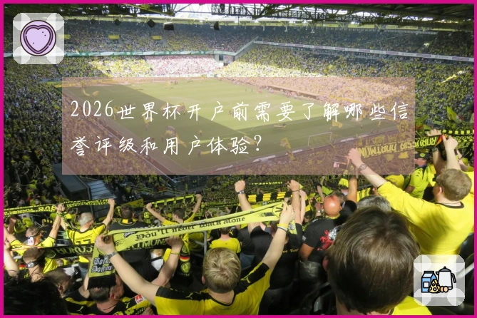 2026世界杯开户前需要了解哪些信誉评级和用户体验？